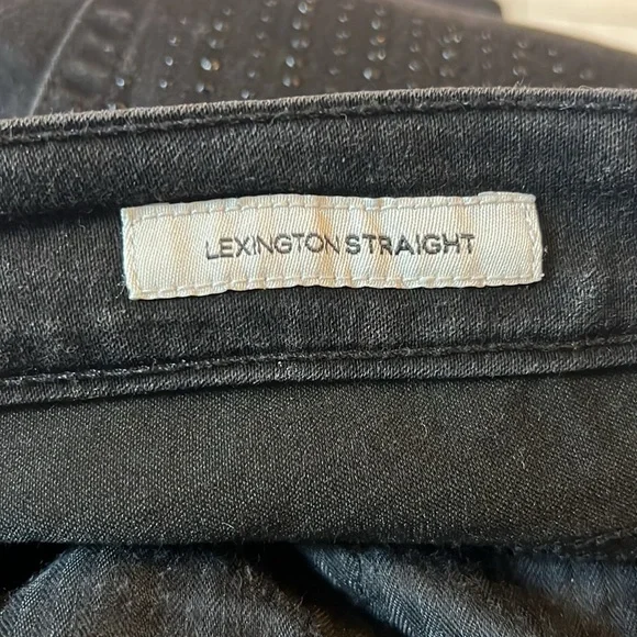 Jones New York Jeans - Beautiful Black Pants - Lexington Straight - Size 12 - Picture 9 of 16